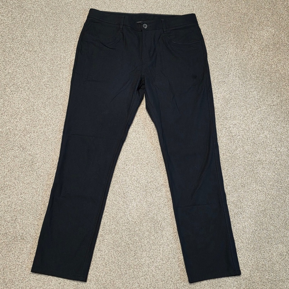 Vuori Meta Pant Black Mens 33 V430 Technical 5-Pocket Performance Trousers - Picture 7 of 11
